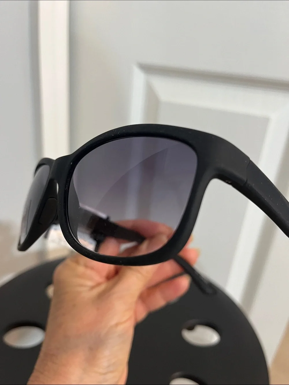 Tek Gear Matte Black Unisex Wayfarer Sunglasses |Gradient|100% UV Protection NWT